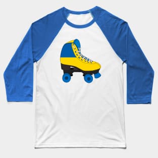 Roller Skating Ukraine Baseball T-Shirt